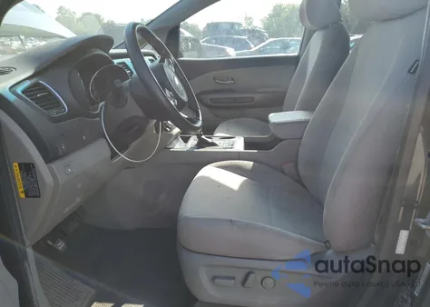 2016 Kia Sedona Lx из США, поврежденный, VIN KNDMB5C19G6161760